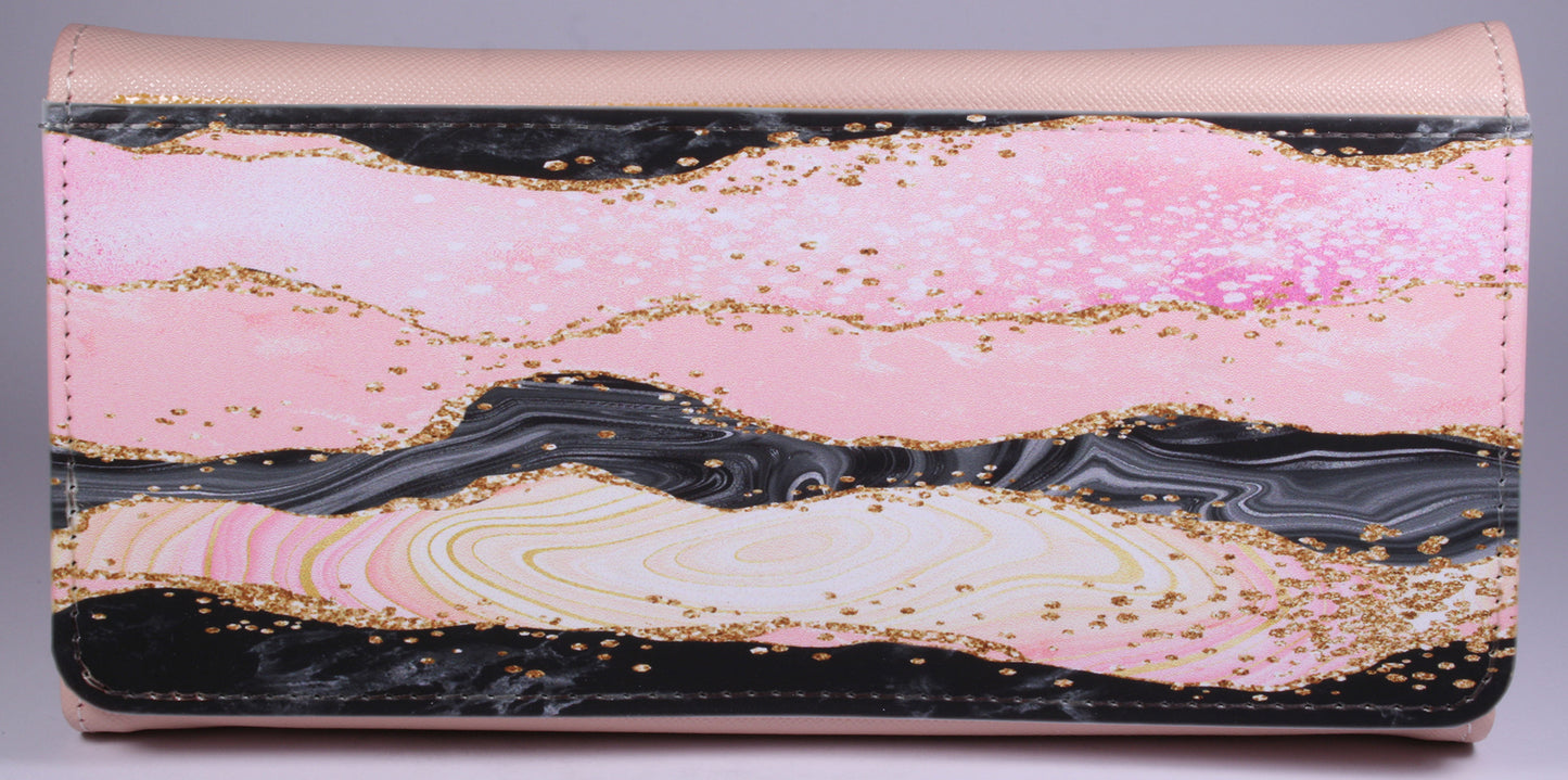 PURSE/WALLET PU LEATHER - PINK - Select Design
