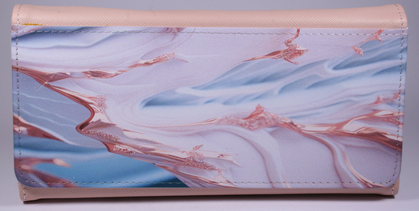 PURSE/WALLET PU LEATHER - PINK - Select Design