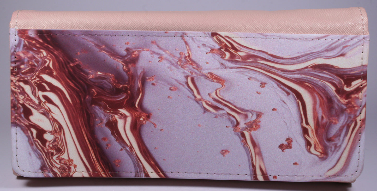 PURSE/WALLET PU LEATHER - PINK - Select Design
