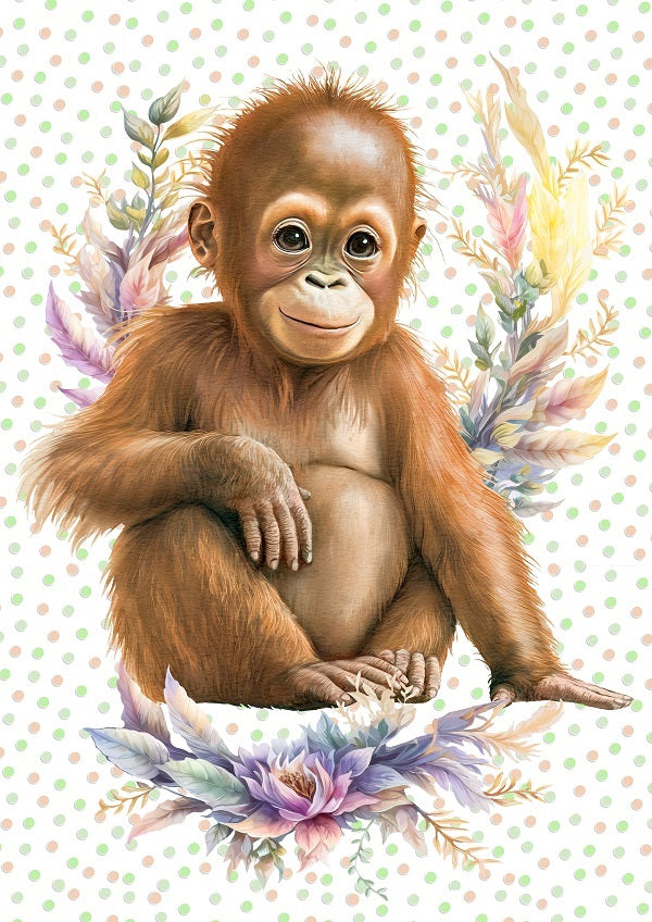 Wall Art Metal - A4 Size | JUNGLE COLLECTION