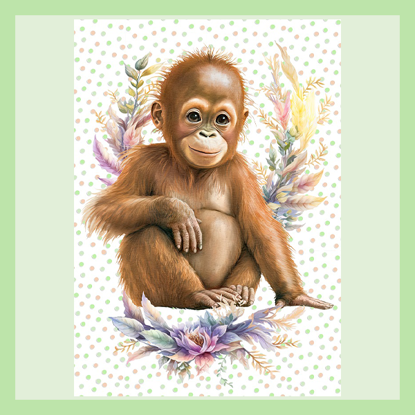 Wall Art Metal - A3 Size | JUNGLE COLLECTION