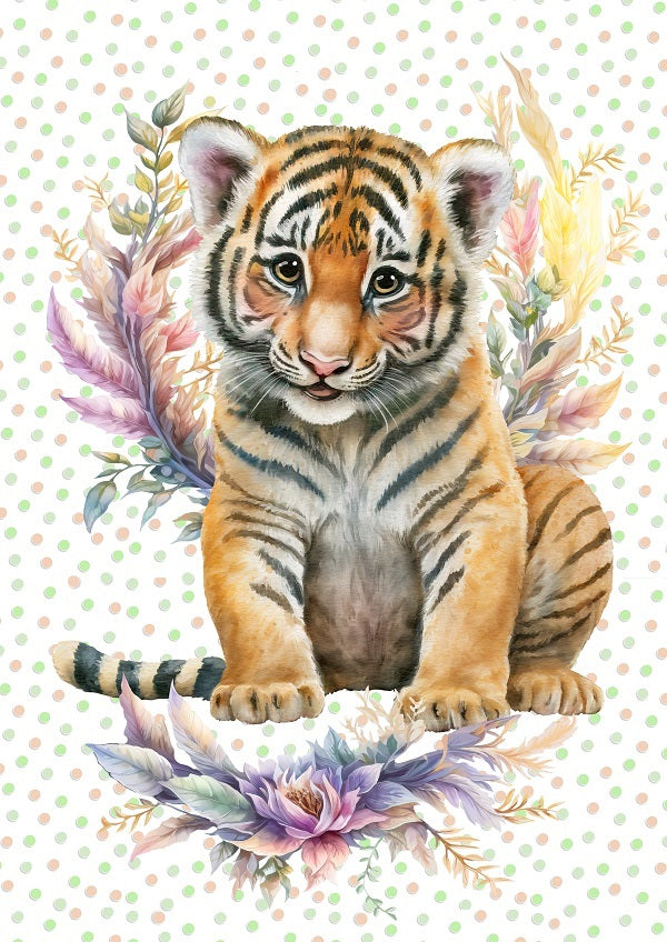 Wall Art Metal - A4 Size | JUNGLE COLLECTION