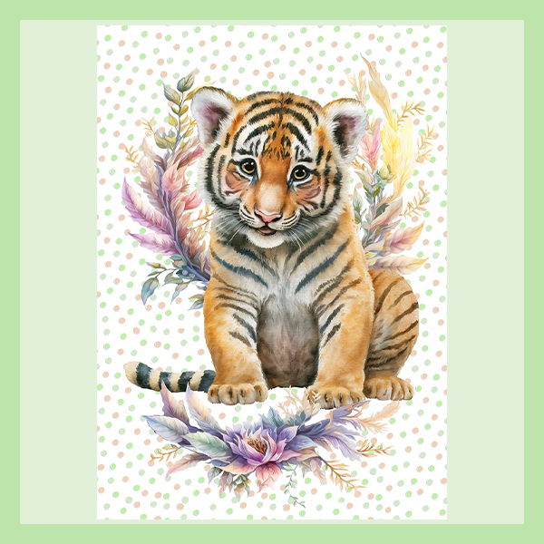 Wall Art Metal - A3 Size | JUNGLE COLLECTION