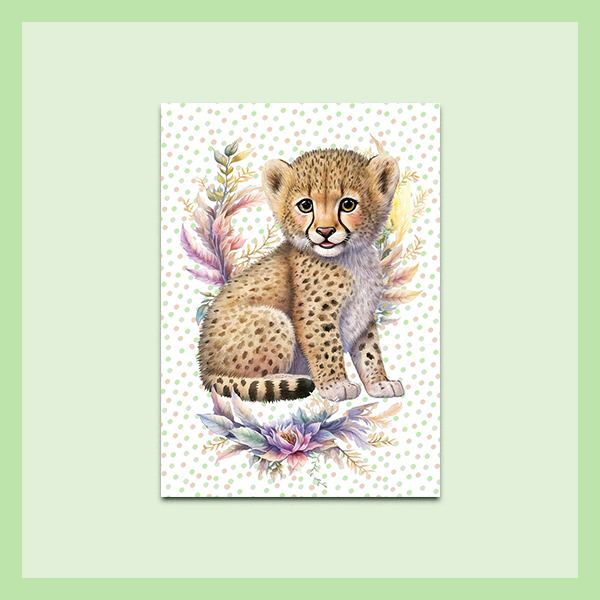 Wall Art Metal - A4 Size | JUNGLE COLLECTION
