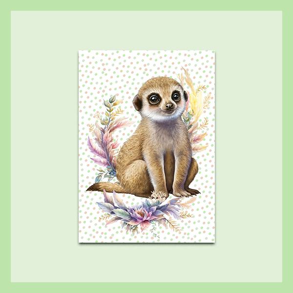 Wall Art Metal - A4 Size | JUNGLE COLLECTION