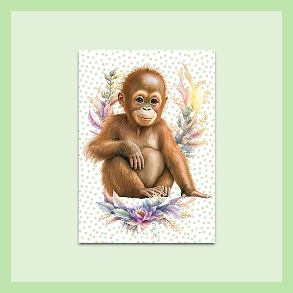 Wall Art Metal - A4 Size | JUNGLE COLLECTION