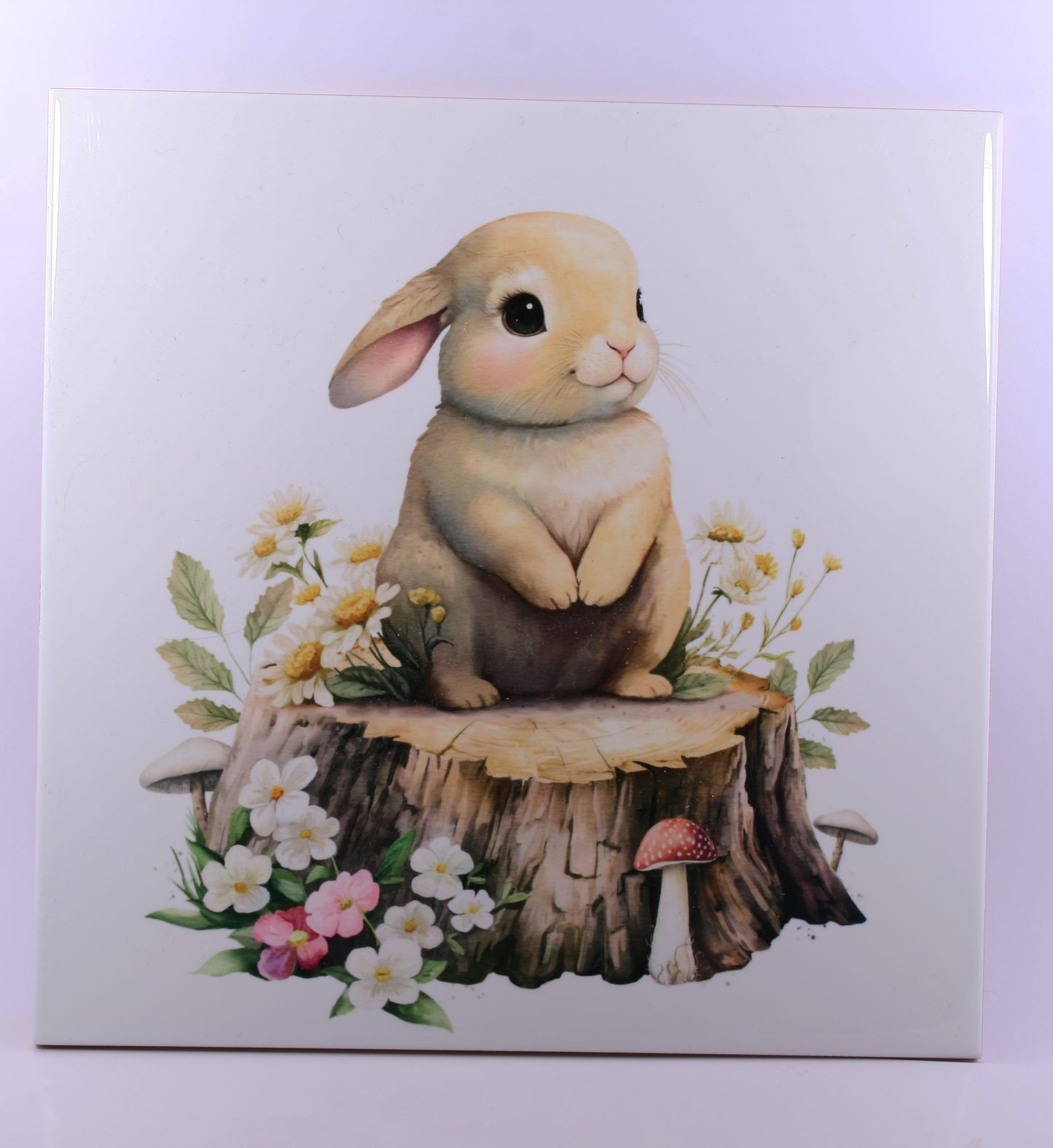 Ceramic Tile 8"x 8" | FOREST ANIMALS