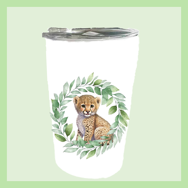Junior Drink Cup Green Wreath | JUNGLE COLLECTION