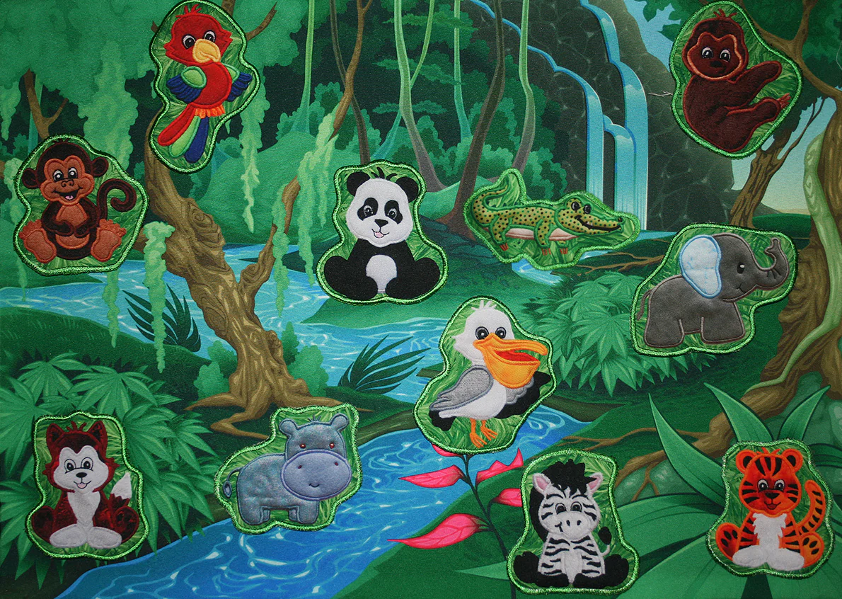 JUNGLE WATER - ADVENTURE - Medium (60x40cm)