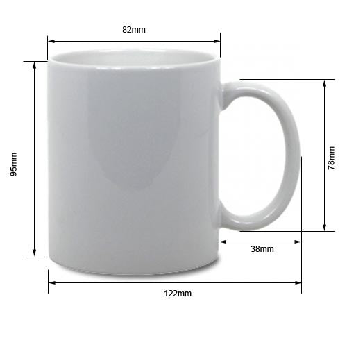UNICORN MUG - GLITTER STARS 2 REARING & CROWN