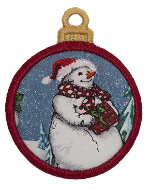 SMALL - Baubles - Snowman (Assorted designs)