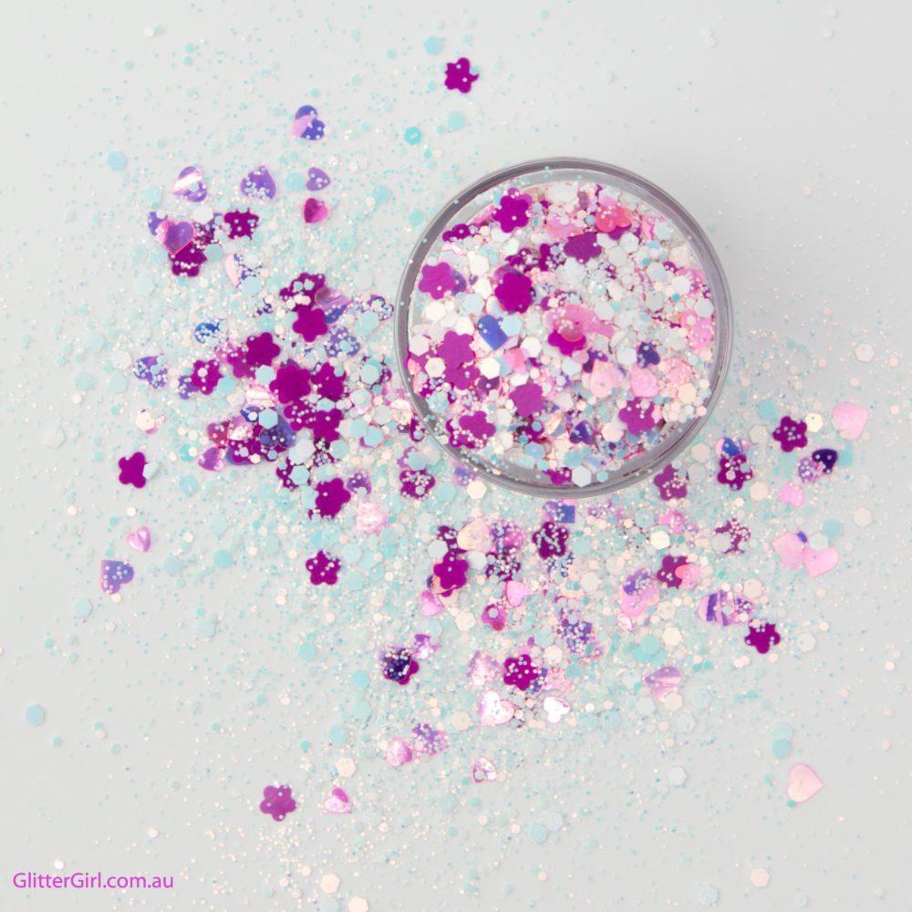 Glitter Girl Unicorn Glitter – Coconut Ice