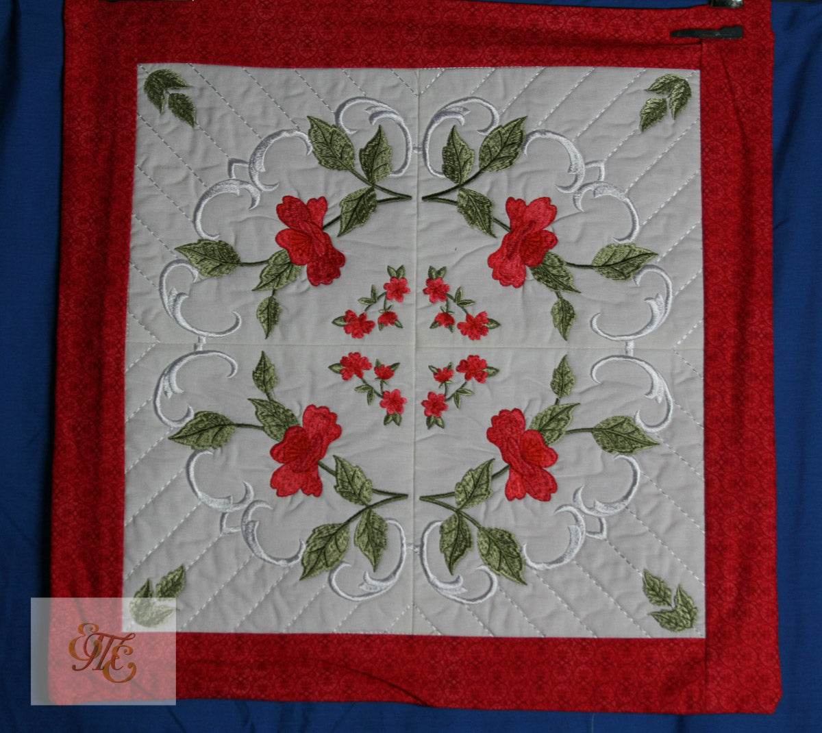 Pillow - Red Floral