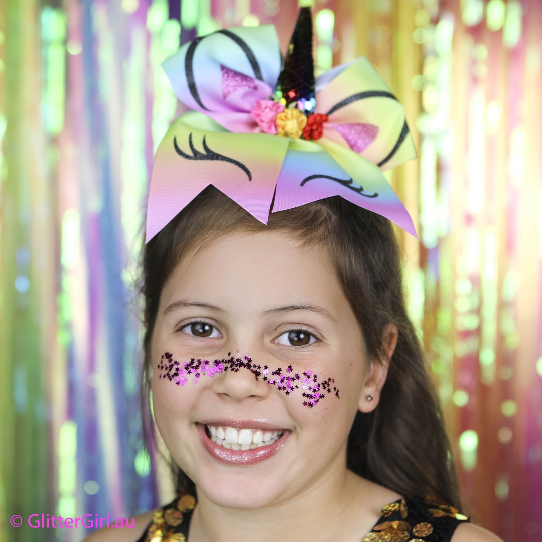 Unicorn Glitter – Pink Stars