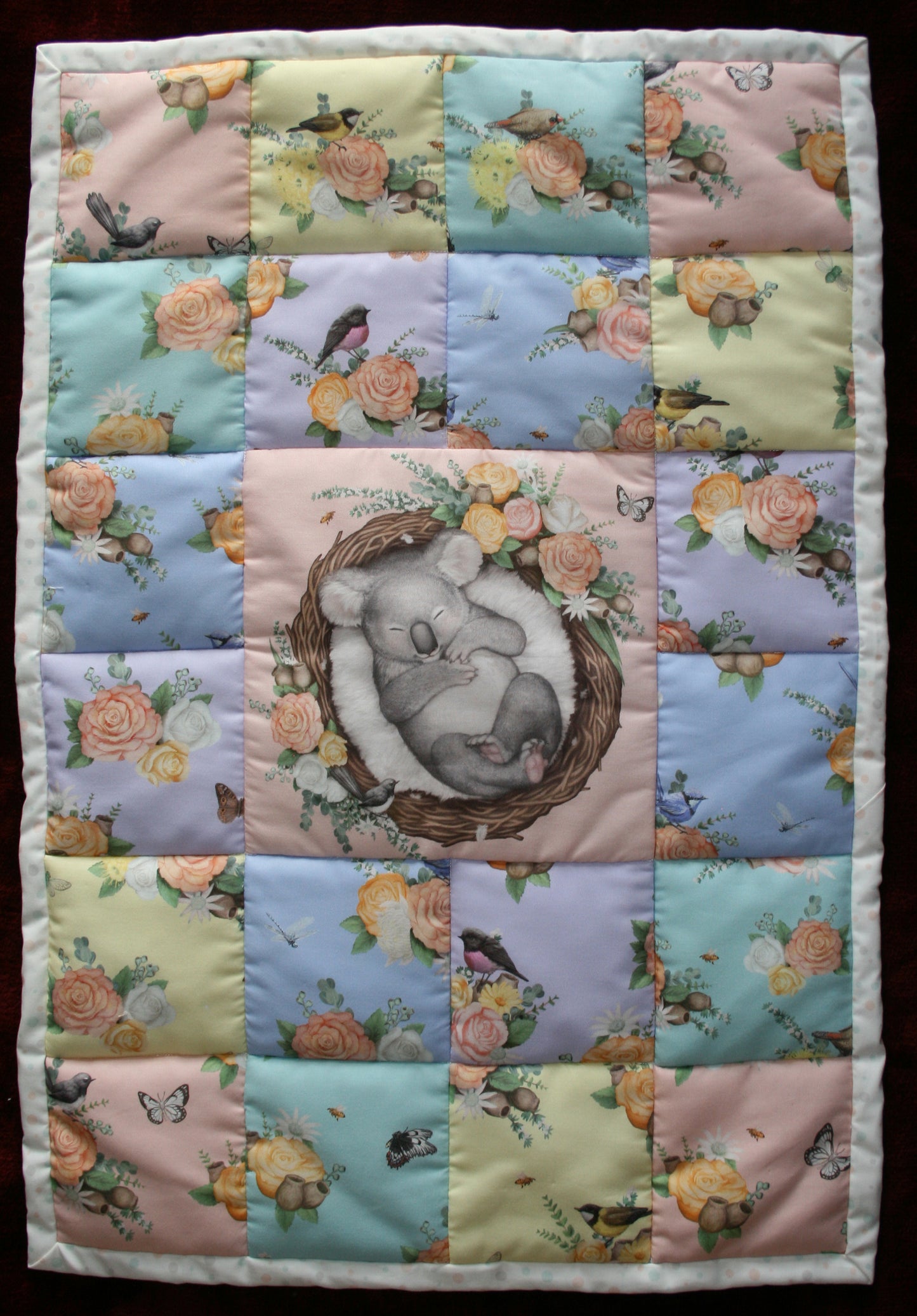 BASSINET QUILT - Sleeping Baby - Koala