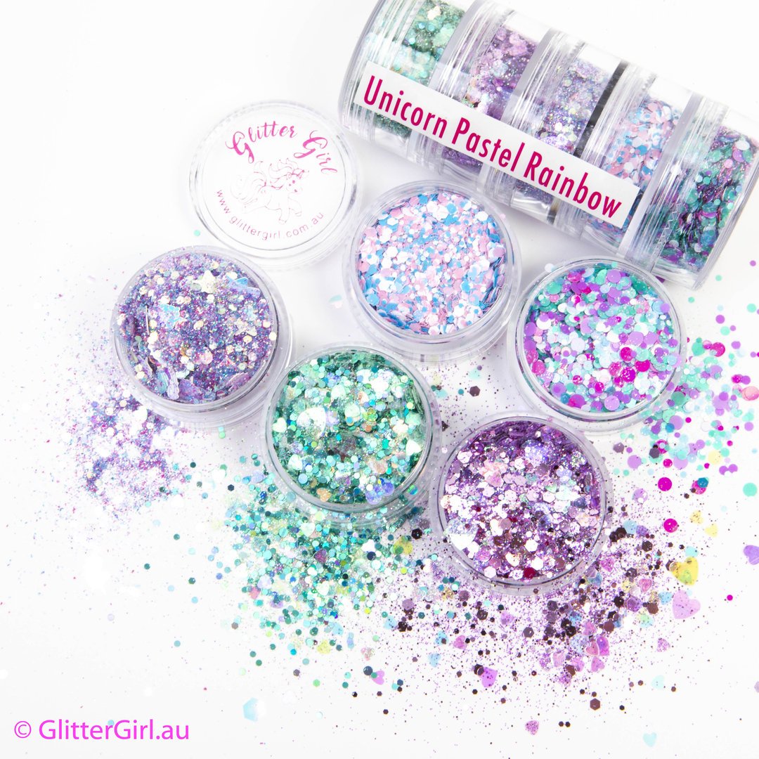 Glitter Girl | Unicorn Pastel Rainbow Collection