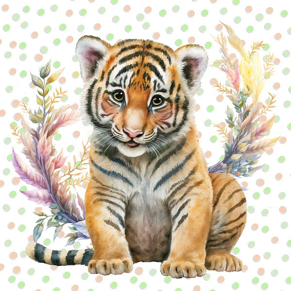 CUSTOMIZE IT - Wall Art Ceramic Tiles - JUNGLE ANIMALS