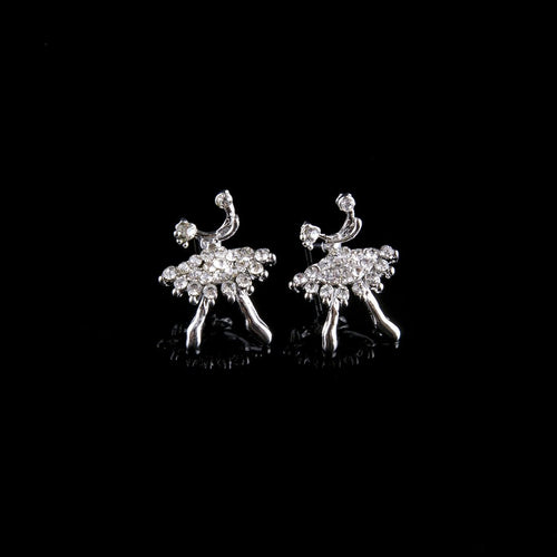 Diamante Ballerina Earrings