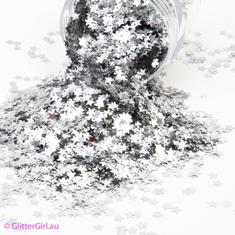 Unicorn Glitter – Silver Stars