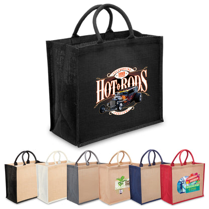 1184 Eco Jute Tote with wide gusset | 28 LTR CAPACITY