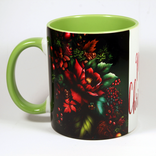 CHRISTMAS MUG - CHRISTMAS FLORAL