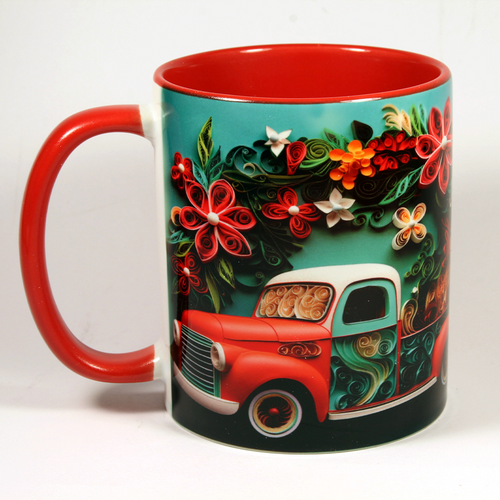 CHRISTMAS MUG - 3D CHRISTMAS TRUCK 2