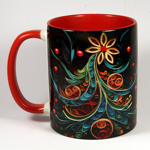 CHRISTMAS MUG - 3D CHRISTMAS TREE 3