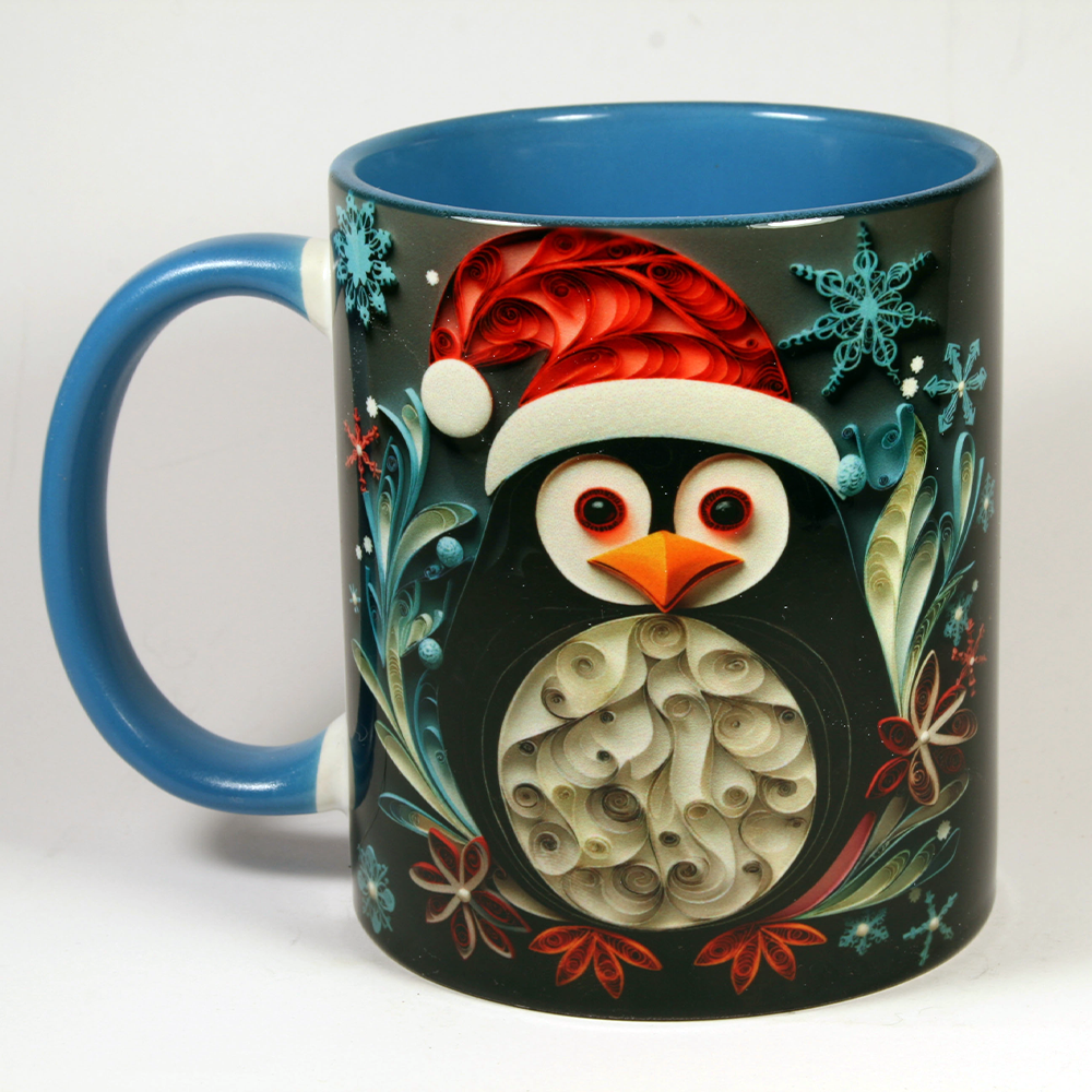 CHRISTMAS MUG - 3D PENGUIN 4