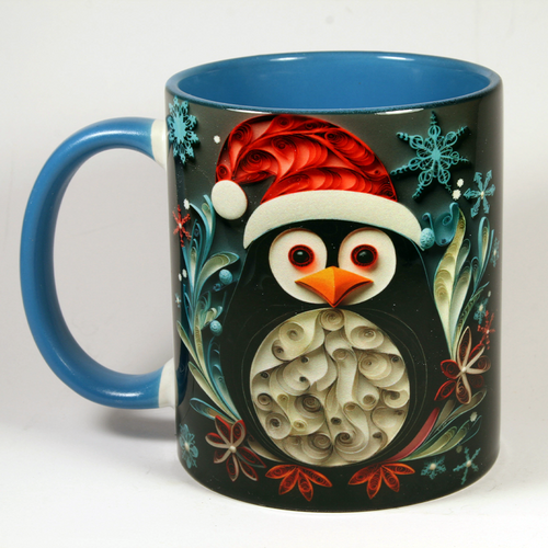 CHRISTMAS MUG - 3D PENGUIN 4