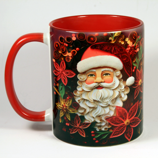 CHRISTMAS MUG - SANTA 1 - 3D