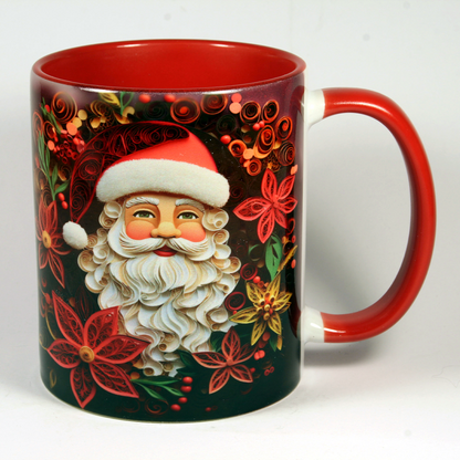 CHRISTMAS MUG - SANTA 1 - 3D