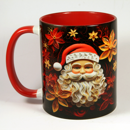 CHRISTMAS MUG - SANTA 2 - 3D