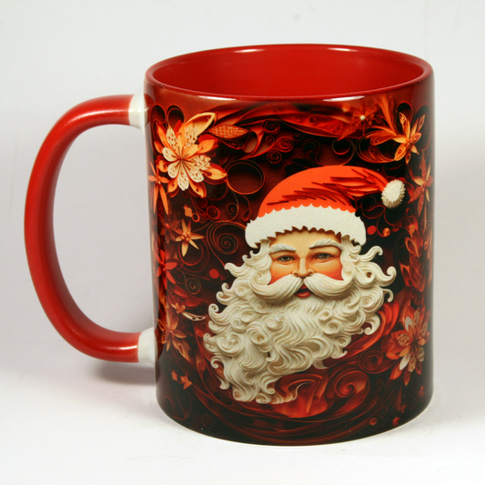 CHRISTMAS MUG - SANTA 3 - 3D