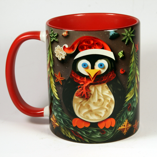CHRISTMAS MUG - 3D PENGUIN 5