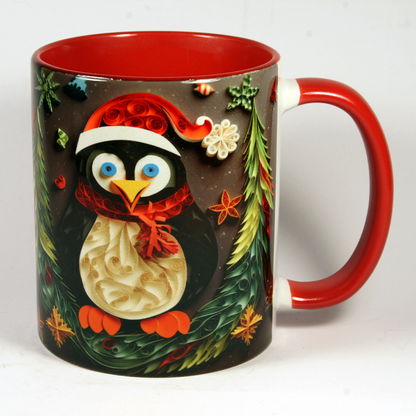 CHRISTMAS MUG - 3D PENGUIN 5