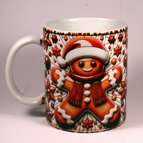 CHRISTMAS MUG - 3D GINGERBREAD 5