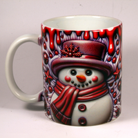 CHRISTMAS MUG - 3D SNOWMAN 6