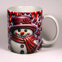 CHRISTMAS MUG - 3D SNOWMAN 6