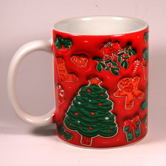 CHRISTMAS MUG - 3D CHRISTMAS RED