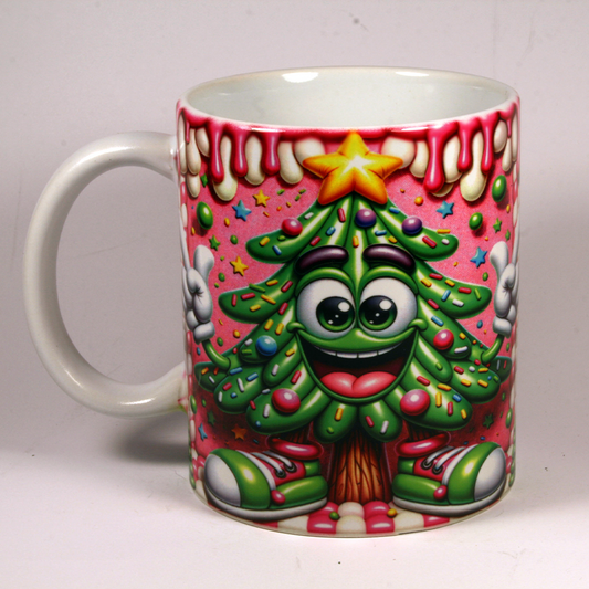 CHRISTMAS MUG - 3D TREE SPRINKLES