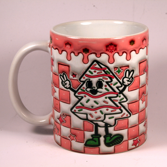 CHRISTMAS MUG - 3D SPRINKLE TREE