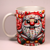 CHRISTMAS MUG - 3D SANTA SPRINKLES