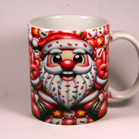 CHRISTMAS MUG - 3D SANTA SPRINKLES