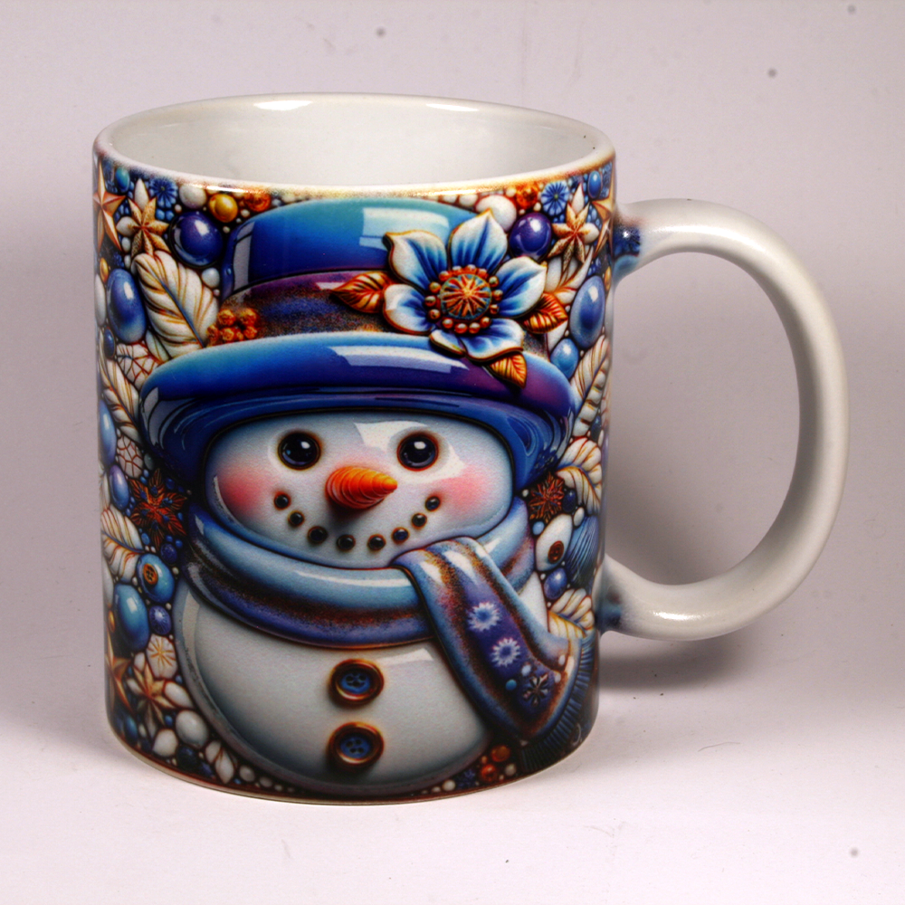 CHRISTMAS MUG - 3D SNOWMAN 20