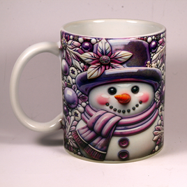 CHRISTMAS MUG - 3D SNOWMAN 5