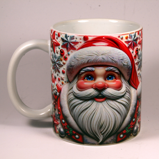 CHRISTMAS MUG - 3D SANTA 13