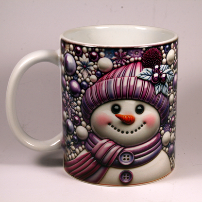 CHRISTMAS MUG - 3D SNOWMAN 22