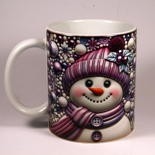 CHRISTMAS MUG - 3D SNOWMAN 22