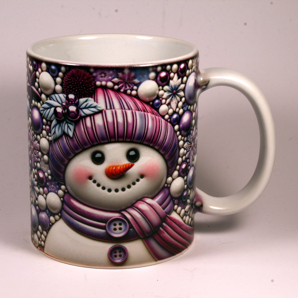 CHRISTMAS MUG - 3D SNOWMAN 22