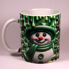 CHRISTMAS MUG - 3D SNOWMAN 9